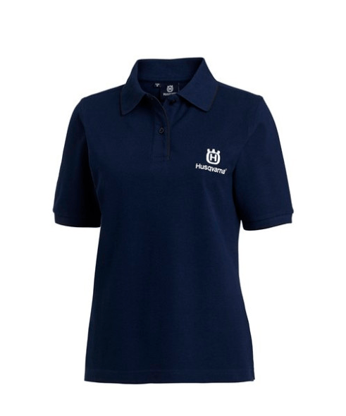 Polo shirt, navy - Lady S w grupie Produkty do pielęgnacji ogrodów oraz do gospodarki leśnej marki / Husqvarna Wyposażenie i odzież ochronna / Odzież robocza / Akcesoria w GPLSHOP (1016379-48)