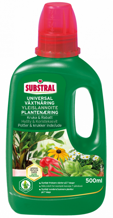 Substralne Odżywianie Uniwersalne 500Ml 41957 w grupie Produkty do pielęgnacji ogrodów oraz do gospodarki leśnej marki / Nasiona traw, Nawóz do trawnika / Uprawa w GPLSHOP (41957)