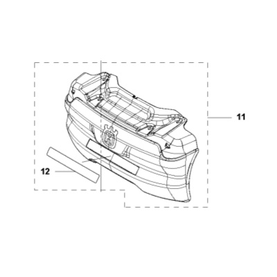 Zderzak w grupie Części Zamienne Kosiarka Automatyczna / Części zamienne Husqvarna Automower® 550 / Automower 550 - 2023 w GPLSHOP (5010650-01)