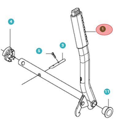 Zespół Dźwigni Podnoszącej 5010653-01 w grupie  w GPLSHOP (5010653-01)