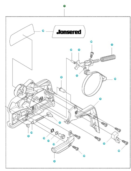 Zespół pokrywy sprzęgła w grupie  w GPLSHOP (5013882-02)