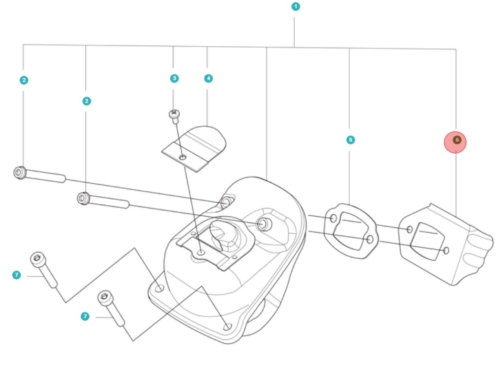 Tłumik deflektora ciepła 60C 5018145-01 w grupie  w GPLSHOP (5018145-01)