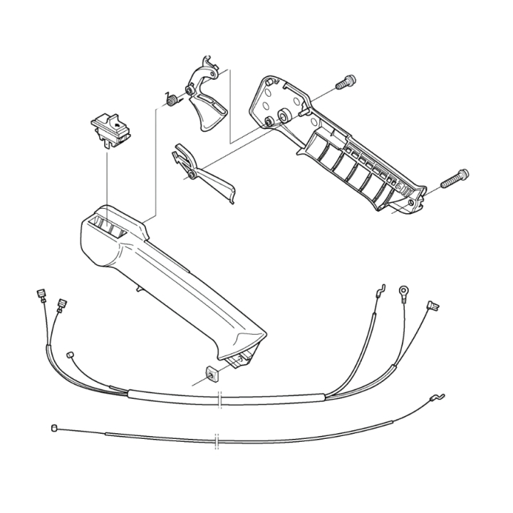 Zestaw uchwytów przepustnicy w grupie Części Zamienne / Części zamienne Jonsered Wykaszarki / Części zamienne Jonsered GT2125L w GPLSHOP (5021958-17)