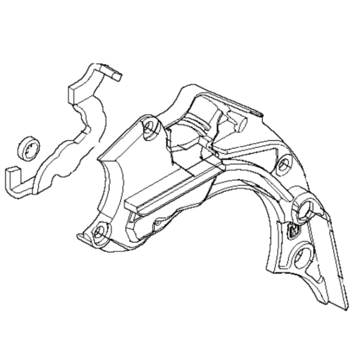 Osłona Kpl 5024469-01 w grupie Części Zamienne / Części zamienne Pilarki / Części zamienne Husqvarna 440E/Triobrake w GPLSHOP (5024469-01)