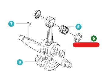podkładka w grupie Części Zamienne / Części zamienne Dmuchawy do liści / Części zamienne Husqvarna 350BT w GPLSHOP (5028500-01)