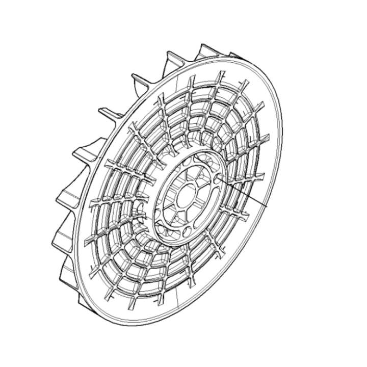Wentylator w grupie Części Zamienne / Części zamienne Dmuchawy do liści / Części zamienne Husqvarna 350BT w GPLSHOP (5028502-01)