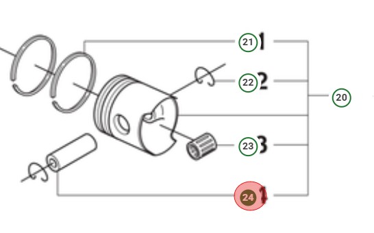 Śruba Tłoka 5032891-09 w grupie w GPLSHOP (5032891-09)