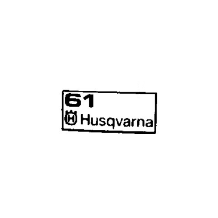Naklejka Pokrywa Cylindra 5036628-09 w grupie Części Zamienne / Części zamienne Pilarki / ➤Serii 500 / Części zamienne Husqvarna 61 w GPLSHOP (5036628-09)