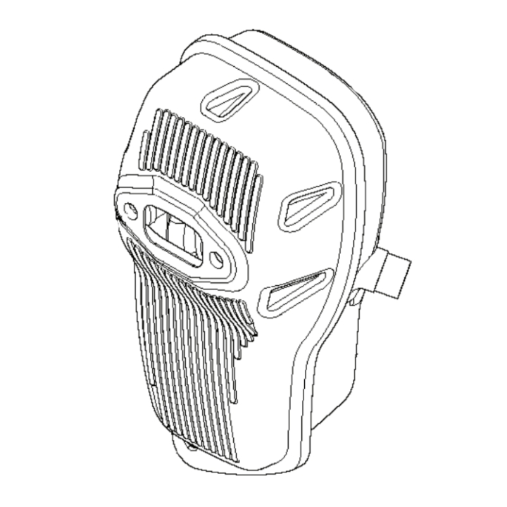 Tłumik 5040379-01 w grupie Części Zamienne / Części zamienne Wykaszarki / Części zamienne Husqvarna 555RXT w GPLSHOP (5040379-01)