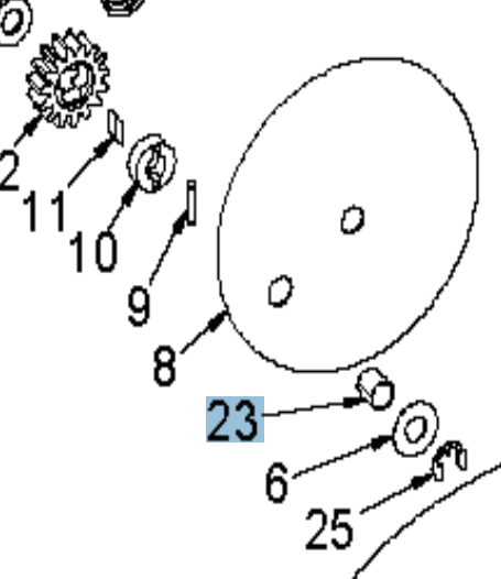 Łożysko ślizgowe Pm 1215 Dx w grupie  w GPLSHOP (5044596-01)