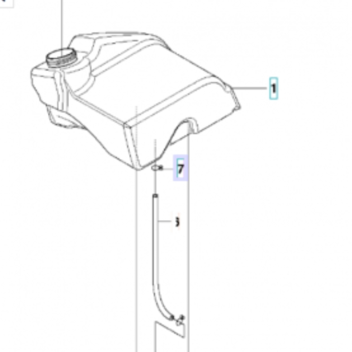 Przewód paliwowy w grupie Części Zamienne / Części zamienne Jonsered Kosiarki samojezdne / Części zamienne Jonsered FR 2113 MA w GPLSHOP (5048000-07)