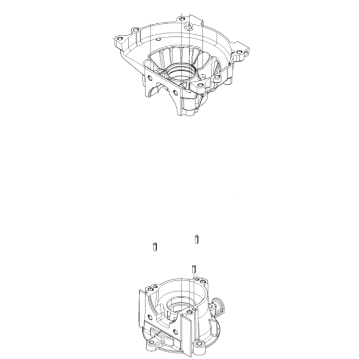 Skrzynia korbowa-C w grupie Części Zamienne / Części zamienne Nożyce do żywopłotu / Części zamienne Husqvarna 226HD75S w GPLSHOP (5066384-01)