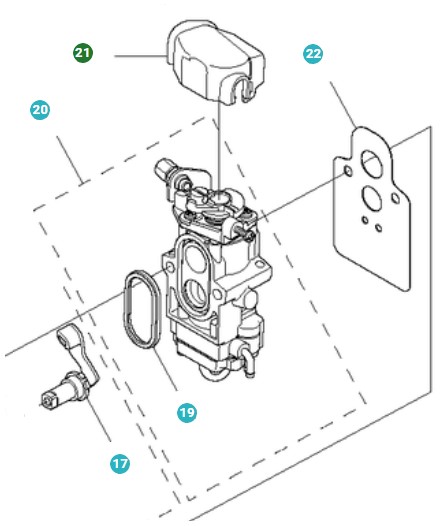 Okładka w grupie Części Zamienne / Części zamienne Dmuchawy do liści / Części zamienne Husqvarna 580BTS w GPLSHOP (5067442-01)