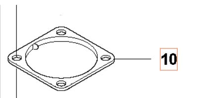 Pokrywa 5141892-01 w grupie Części Zamienne / Części zamienne Nożyce do żywopłotu / Części zamienne Husqvarna 325HE4 w GPLSHOP (5141892-01)