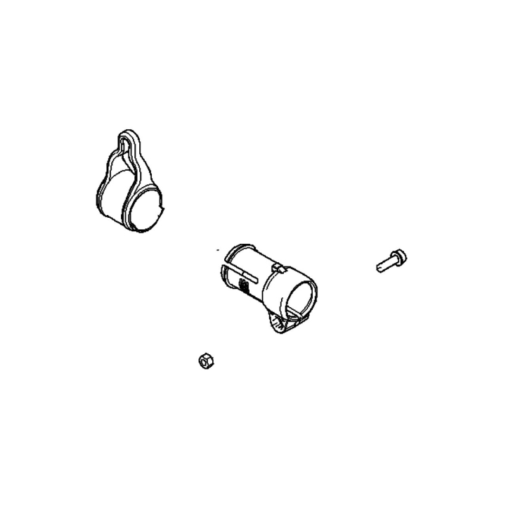 Uchwyt przewodu kpl w grupie Części Zamienne / Części zamienne Nożyce do żywopłotu / Części zamienne Husqvarna 520iHT4 w GPLSHOP (5229208-04)