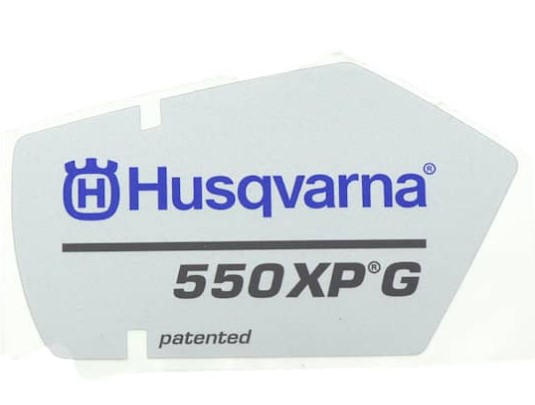 Naklejka 550 XPG 5230832-04 w grupie Części Zamienne / Części zamienne Pilarki / Części zamienne Husqvarna 550XP/G/Triobrake w GPLSHOP (5230832-04)