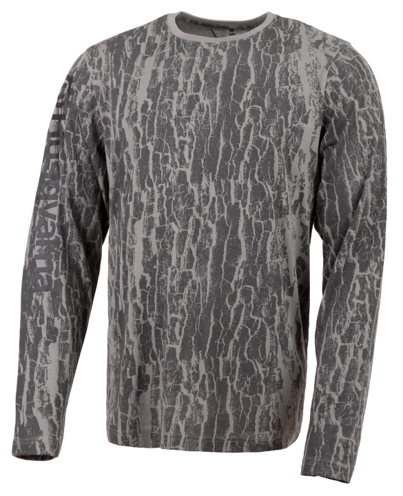 T-Shirt L Xplorer Ls Bark Camo w grupie w GPLSHOP (5299091-54)