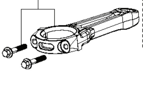 Korbowód w grupie Części Zamienne / Części zamienne Rider / Części zamienne Husqvarna Rider 214TC w GPLSHOP (5311471-04)