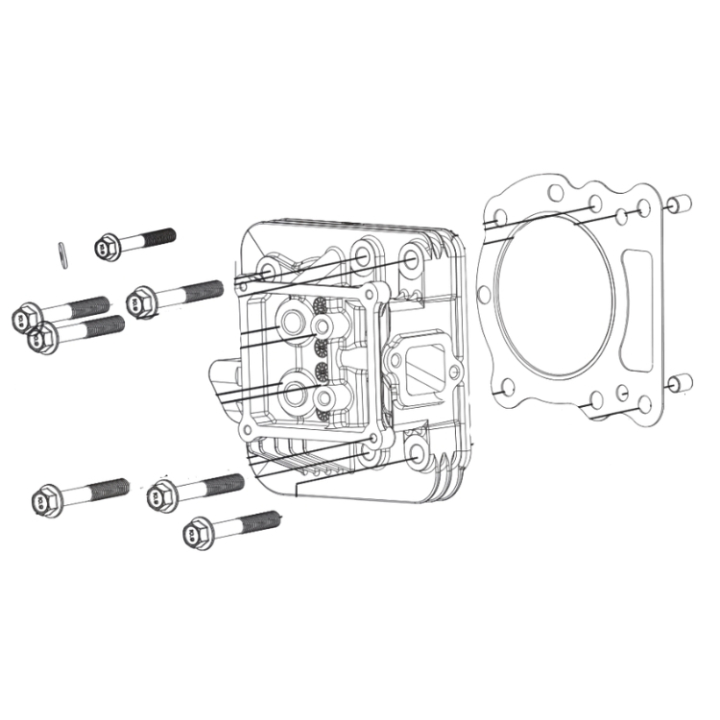 Zestaw głowicy cylindra w grupie Części Zamienne / Części zamienne Rider / Części zamienne Husqvarna Rider 320X AWD w GPLSHOP (5311477-26)