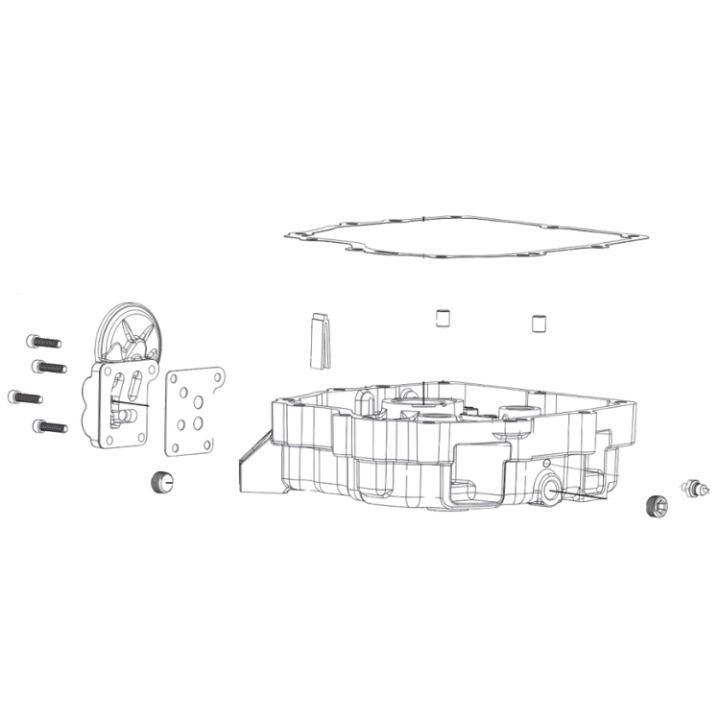 Zestaw pokrywy skrzyni korbowej 5311477-33 w grupie Części Zamienne / Części zamienne Rider / Części zamienne Husqvarna Rider 320X AWD w GPLSHOP (5311477-33)