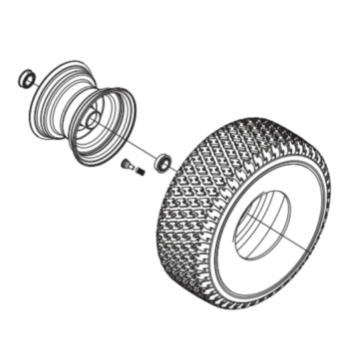 Zestaw kół TS 112, TS 114, TC 215T, TC 220T, TS 112, TS 114, TS 215T, TS 217T w grupie  w GPLSHOP (5311479-41)