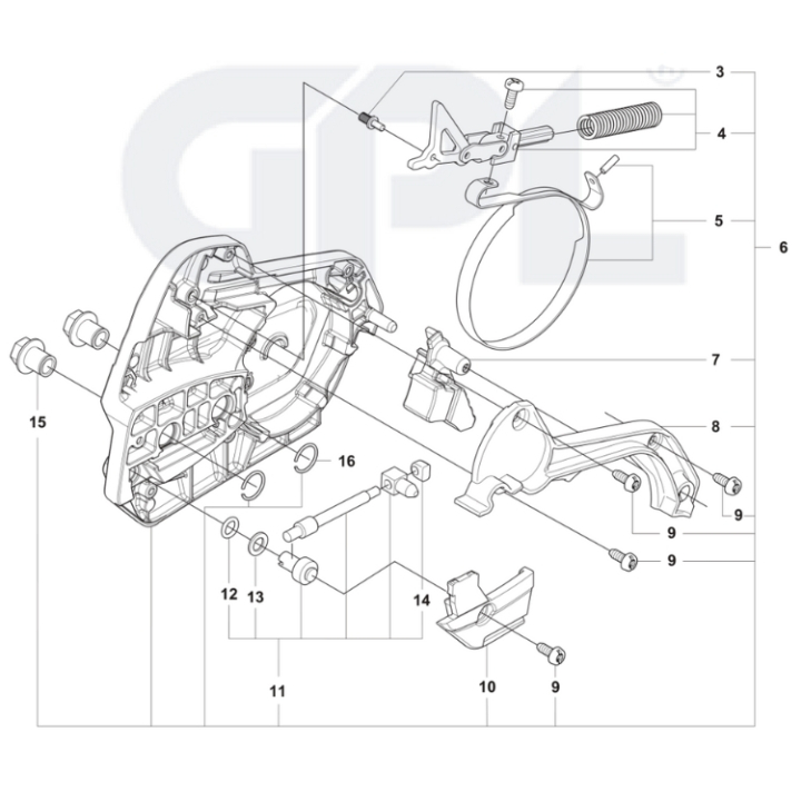 Pokrywa sprzęgła 564XPG w grupie  w GPLSHOP (5312667-01)