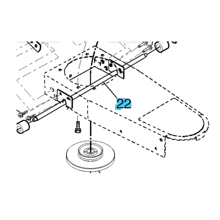 Oś w grupie Części Zamienne / Części zamienne McCulloch Wykaszarki / Części zamienne McCulloch MWT420 w GPLSHOP (5324478-29)