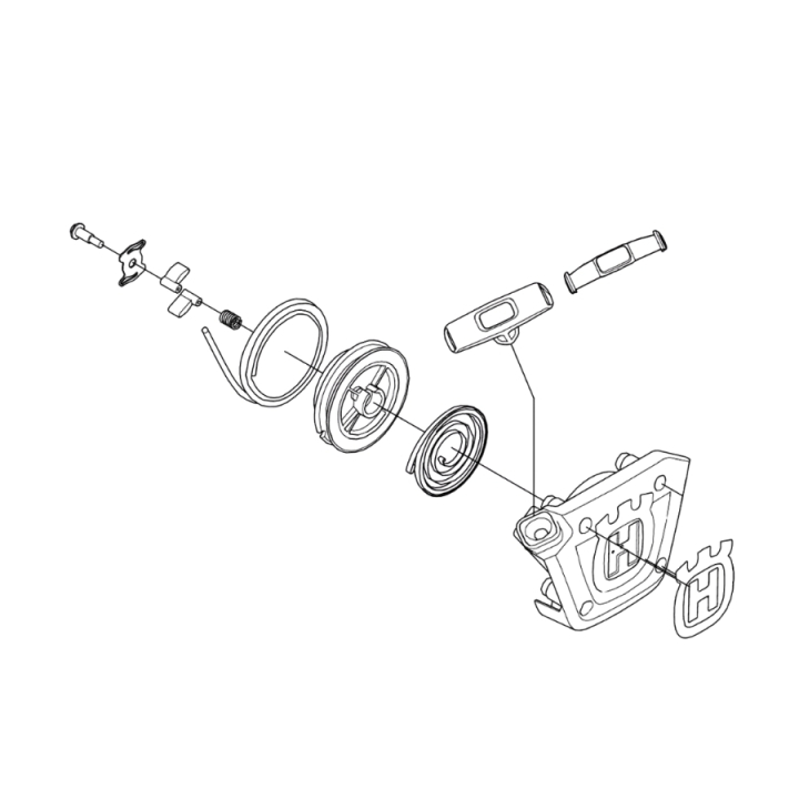  w grupie Części Zamienne / Części zamienne Dmuchawy do liści / Części zamienne Husqvarna 590BTS w GPLSHOP (5355122-01)