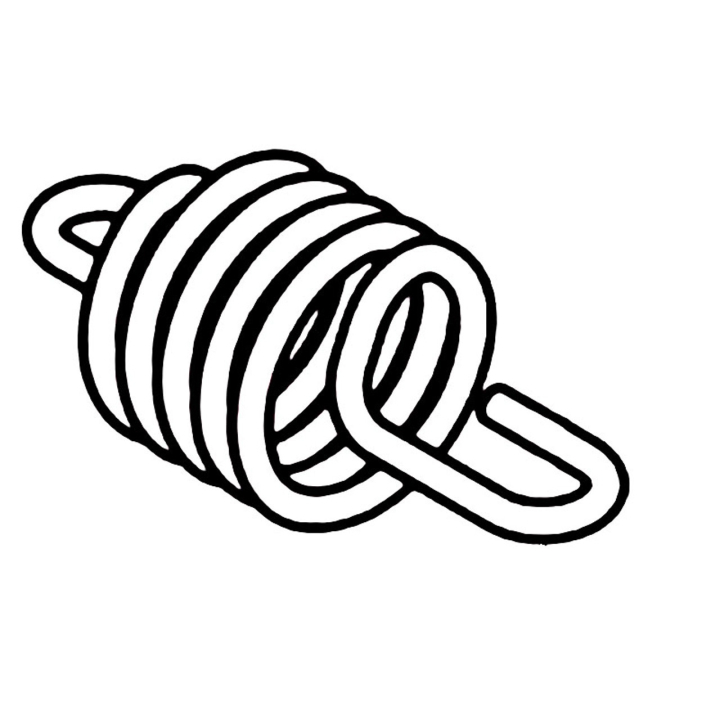 Sprężyna antywibracyjna w grupie Części Zamienne / Części zamienne Nożyce do żywopłotu / Części zamienne Husqvarna 522iHD75 w GPLSHOP (5360495-01)