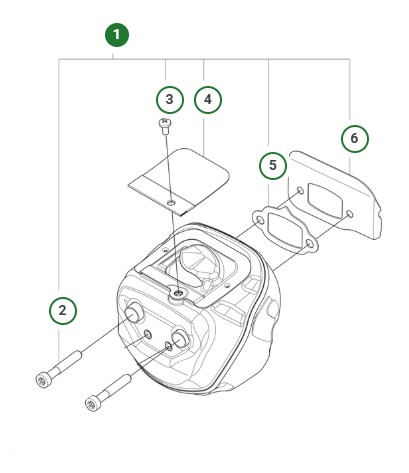 Zestaw tłumików 564XPG w grupie  w GPLSHOP (5361817-01)
