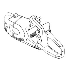 Zespół obudowy 240I 5366631-01 w grupie Części Zamienne / Części zamienne Pilarki / Części zamienne Husqvarna 240i w GPLSHOP (5366631-01)
