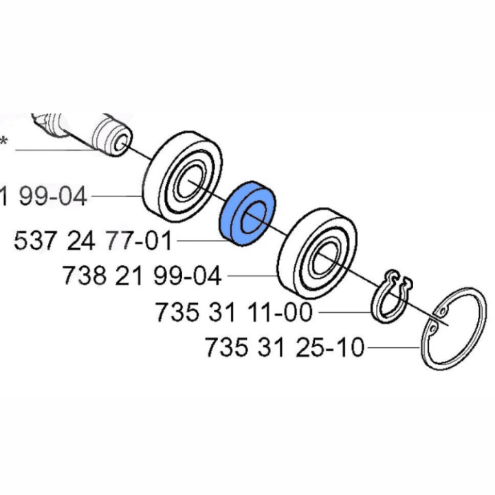 Tuleja Dystansowa 5372477-01 w grupie w GPLSHOP (5372477-01)