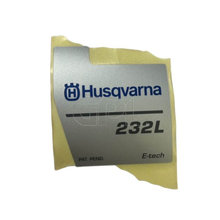 Kalkomania startowa 5373564-01 w grupie Części Zamienne / Części zamienne Wykaszarki / ➤Serii 200 / Części zamienne Husqvarna 240RJ w GPLSHOP (5373564-01)