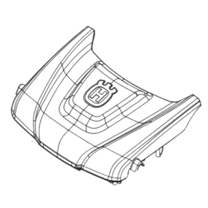 Przednia okładka z Husqvarna Dec 5375696-02 w grupie  w GPLSHOP (5375696-02)