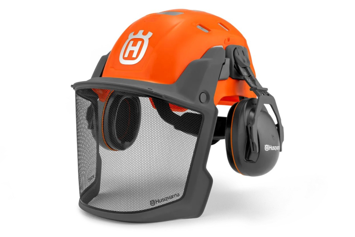 Kask leśny Husqvarna, Technical, pomarańczowy fluorescencyjny w grupie Produkty do pielęgnacji ogrodów oraz do gospodarki leśnej marki / Husqvarna Wyposażenie i odzież ochronna / Kask leśny w GPLSHOP (5376446-01)