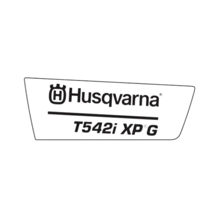 Naklejka Produkt T542Ixpg nr 5388371-04 w grupie Części Zamienne / Części zamienne Pilarki / Części zamienne Husqvarna T542i XPG w GPLSHOP (5388371-04)