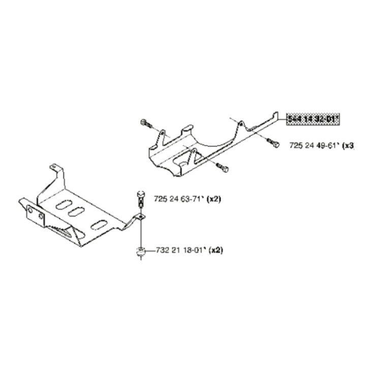 Ustaw Hasplåt w grupie Części Zamienne / Części zamienne Rider / Części zamienne Husqvarna Rider 13 AWD w GPLSHOP (5440693-03)