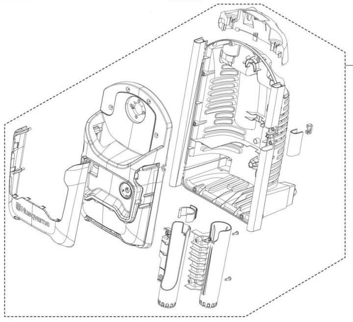 Zestaw osłon Pw 240 5460919-01 w grupie Części Zamienne / Części zamienne Myjki ciśnieniowe / Części zamienne Husqvarna PW240 w GPLSHOP (5460919-01)