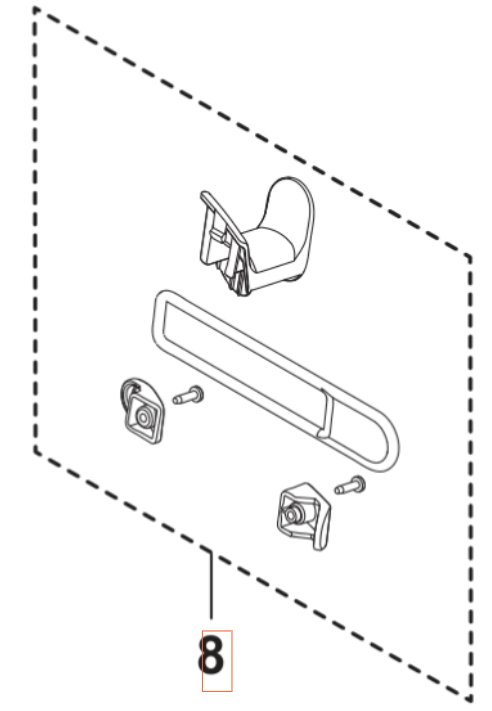 Zestaw haczyków do kabli 5460921-01 w grupie Części Zamienne / Części zamienne Myjki ciśnieniowe / Części zamienne Husqvarna PW240 w GPLSHOP (5460921-01)
