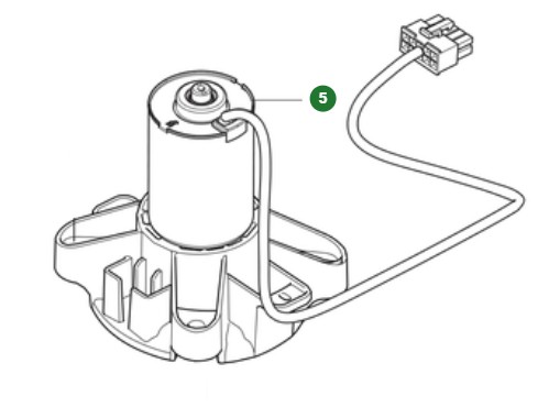 Przedni silnik tnący Gardena Sileno Max, Sileno Free w grupie Części Zamienne Kosiarka Automatyczna / Części zamienne Gardena Smart Sileno Max / Gardena Smart Sileno Max - 2025 w GPLSHOP (5466779-02)