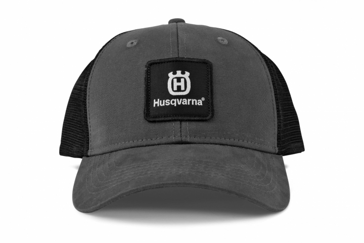 Husqvarna cap trucker dark grey w grupie Produkty do pielęgnacji ogrodów oraz do gospodarki leśnej marki / Husqvarna Wyposażenie i odzież ochronna / Zwykłe ubrania Xplorer w GPLSHOP (5471556-01)