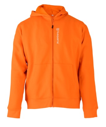 Husqvarna Zip Hoodie Pomarańczowy, M w grupie Produkty do pielęgnacji ogrodów oraz do gospodarki leśnej marki / Husqvarna Wyposażenie i odzież ochronna / Odzież robocza / Akcesoria w GPLSHOP (5471585-50)