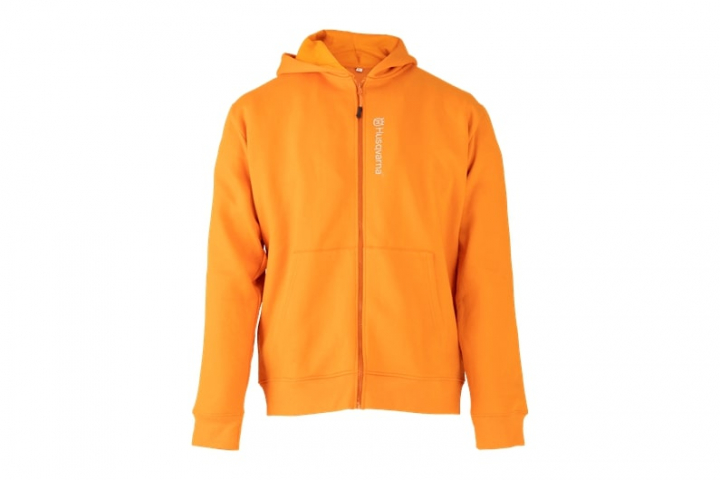 Husqvarna Zip Hoodie Pomarańczowy w grupie Produkty do pielęgnacji ogrodów oraz do gospodarki leśnej marki / Husqvarna Wyposażenie i odzież ochronna / Odzież robocza / Akcesoria w GPLSHOP (5471585)