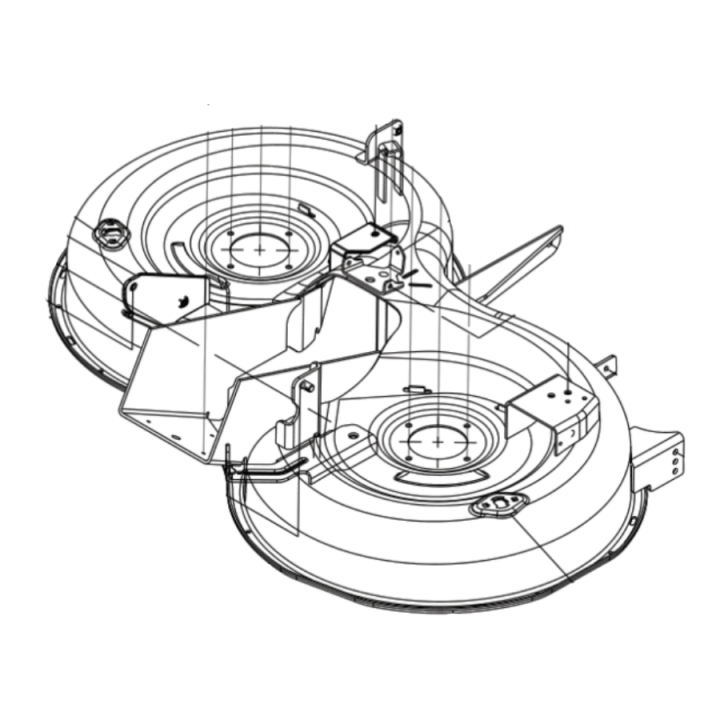 Zestaw do cięcia pokładu Tc 114 Versio w grupie Części Zamienne / Części zamienne Traktory ogrodowe / Części zamienne Husqvarna TC 114 w GPLSHOP (5473167-04)