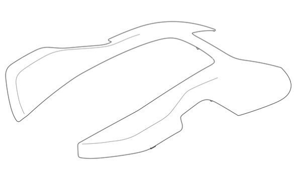 COVER Top P10 AUTOMOWER GREY w grupie Części Zamienne Kosiarka Automatyczna / Części zamienne Husqvarna Automower® 312V w GPLSHOP (5486020-01)