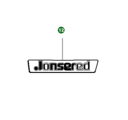 Naklejka w grupie Części Zamienne / Części zamienne Jonsered Kosiarki samojezdne / Części zamienne Jonsered FR 2216 MA w GPLSHOP (5742105-01)