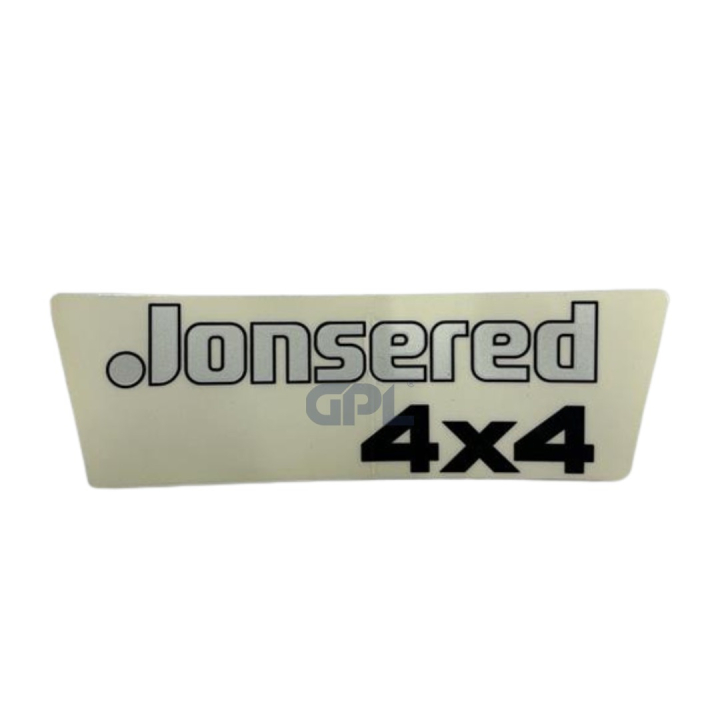 Naklejka Jonsered 4x4 w grupie Części Zamienne / Części zamienne Jonsered Kosiarki samojezdne / Części zamienne Jonsered FR 2216 MA 4x4 w GPLSHOP (5742105-02)