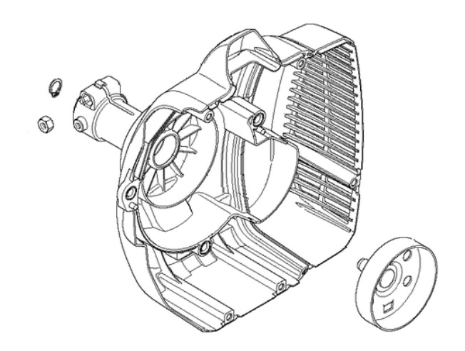 Pokrywa sprzęgła Kpl w grupie Części Zamienne / Części zamienne Wykaszarki / Części zamienne Husqvarna 122C w GPLSHOP (5747942-01)