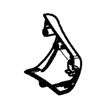 Nos Bullhorn Prawy Pomarańczowy 5748107-05 w grupie Części Zamienne w GPLSHOP (5748107-05)