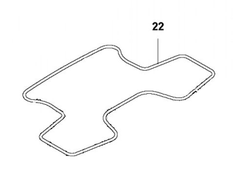 Sealing strip lower front chassis 435X w grupie Części Zamienne Kosiarka Automatyczna / Części zamienne Husqvarna Automower® 435X AWD / Automower 435X AWD - 2024 w GPLSHOP (5748747-12)
